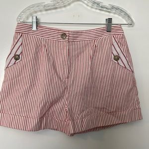 Topshop pinstripe high waist short 8
